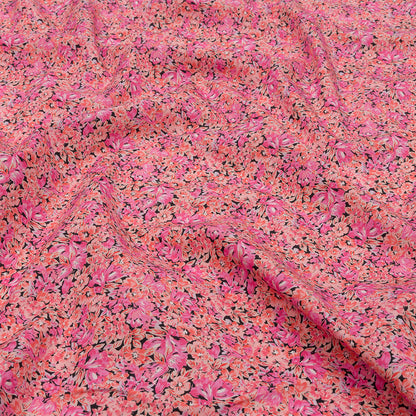 Cotton Poplin - Pink Floral - Titania's Dream Print - Mood Exclusive Secret Garden Collection