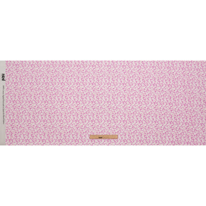 Cotton Voile - Pink and White Floral - Sunday in the Park Print - Mood Exclusive Secret Garden Collection