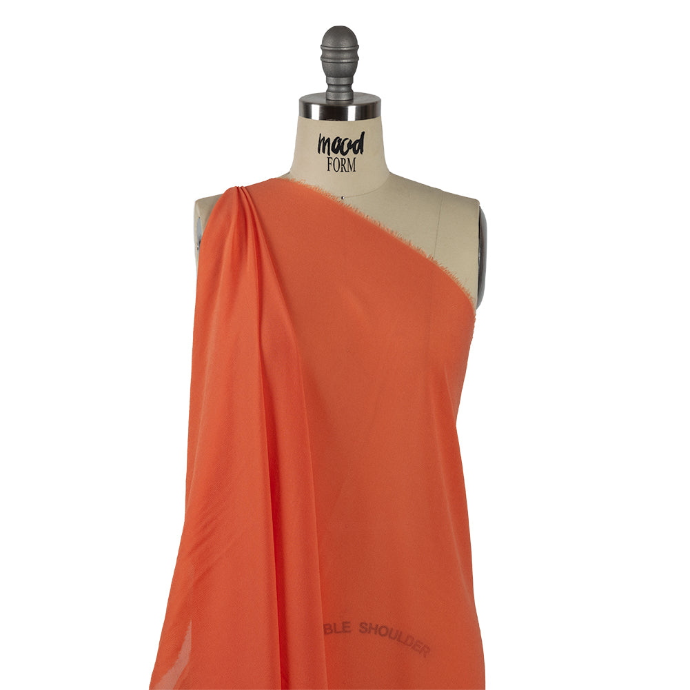 Viscose Georgette - Persimmon - Mood Exclusive Elodie Collection
