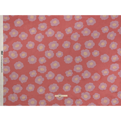 Stretch Cotton Sateen - Pink and Lilac Simple Floral - Cadillac Cutie Print - Mood Exclusive Yesterday Collection