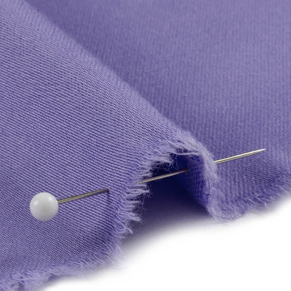Stretch Cotton Sateen - Dahlia Purple - Mood Exclusive Carlos Collection - Detail