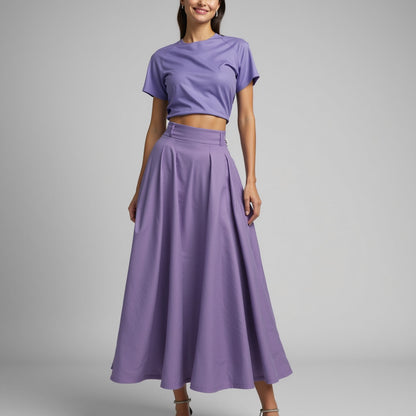 Stretch Cotton Sateen - Dahlia Purple - Mood Exclusive Carlos Collection