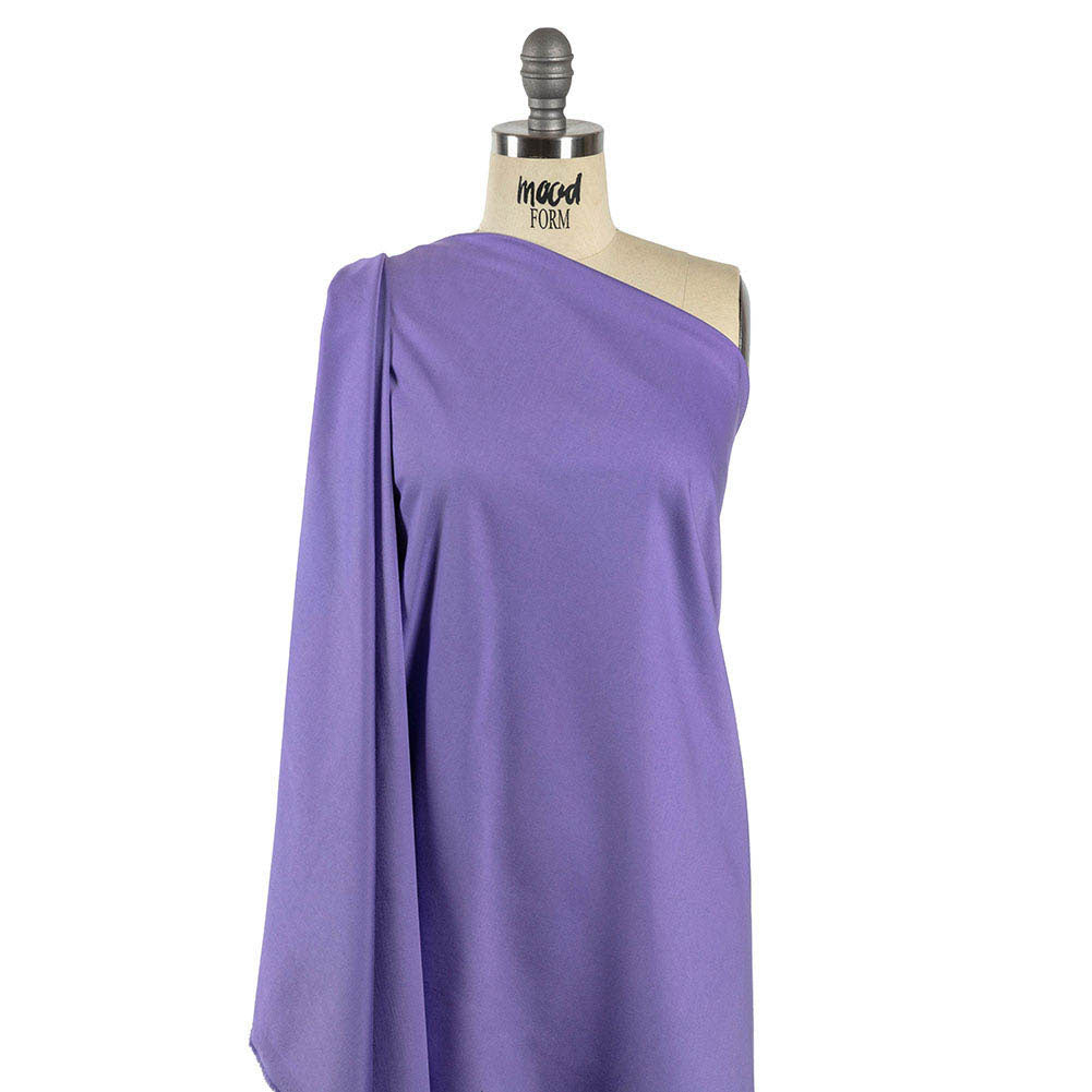 Stretch Cotton Sateen - Dahlia Purple - Mood Exclusive Carlos Collection - Drape