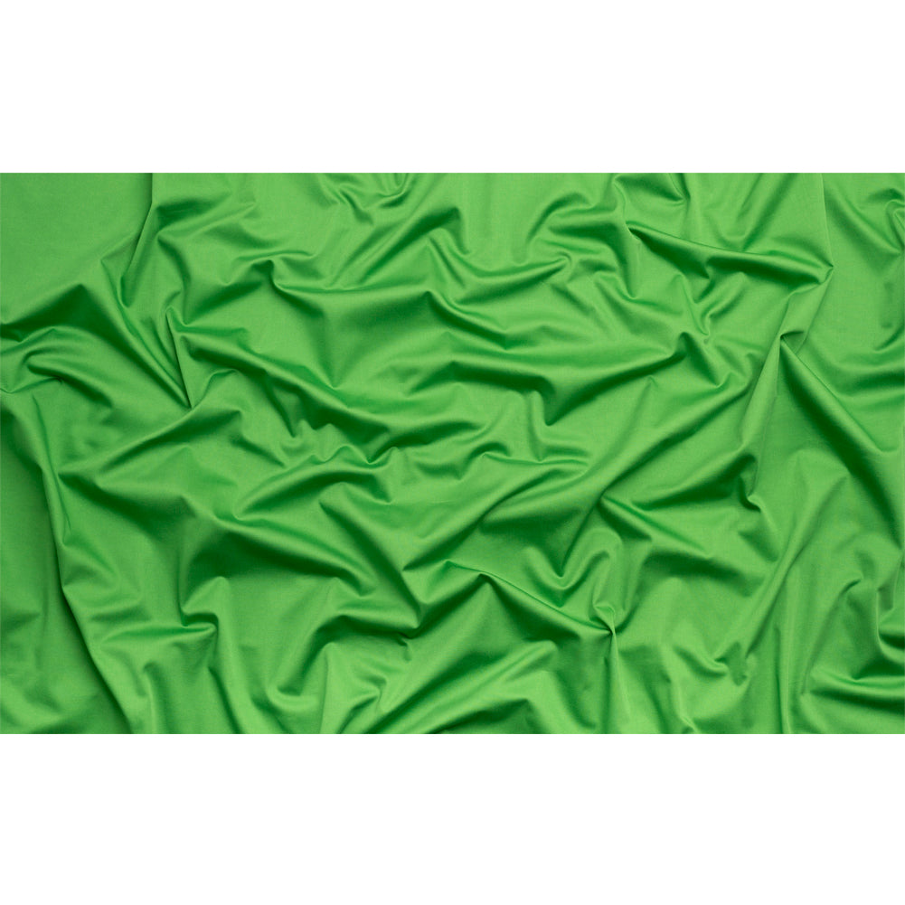 Stretch Cotton Sateen - Green - Mood Exclusive Carlos Collection