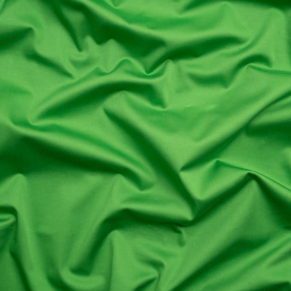 Stretch Cotton Sateen - Green - Mood Exclusive Carlos Collection