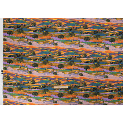 Viscose Crepe - Colorful Landscape - Mood Exclusive Garrowby Hill Print