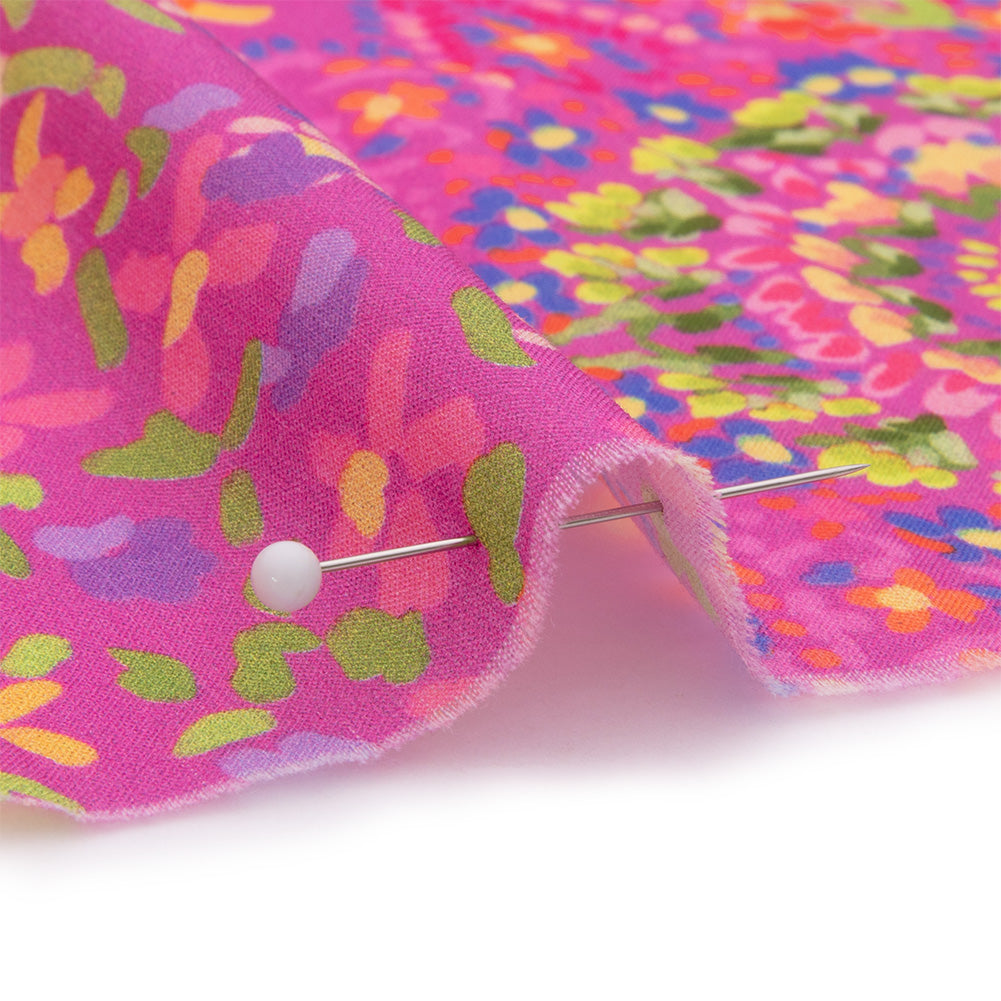 Cotton Voile - Pink Paisley - Amsterdam Market Print - Mood Exclusive Gisele Collection - Detail
