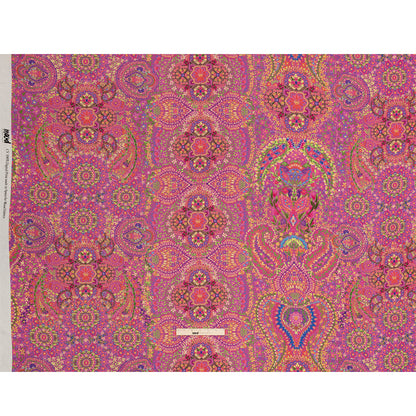 Sustainable Viscose Crepe - Pink Paisley - Amsterdam Market Print - Mood Exclusive Gisele Collection