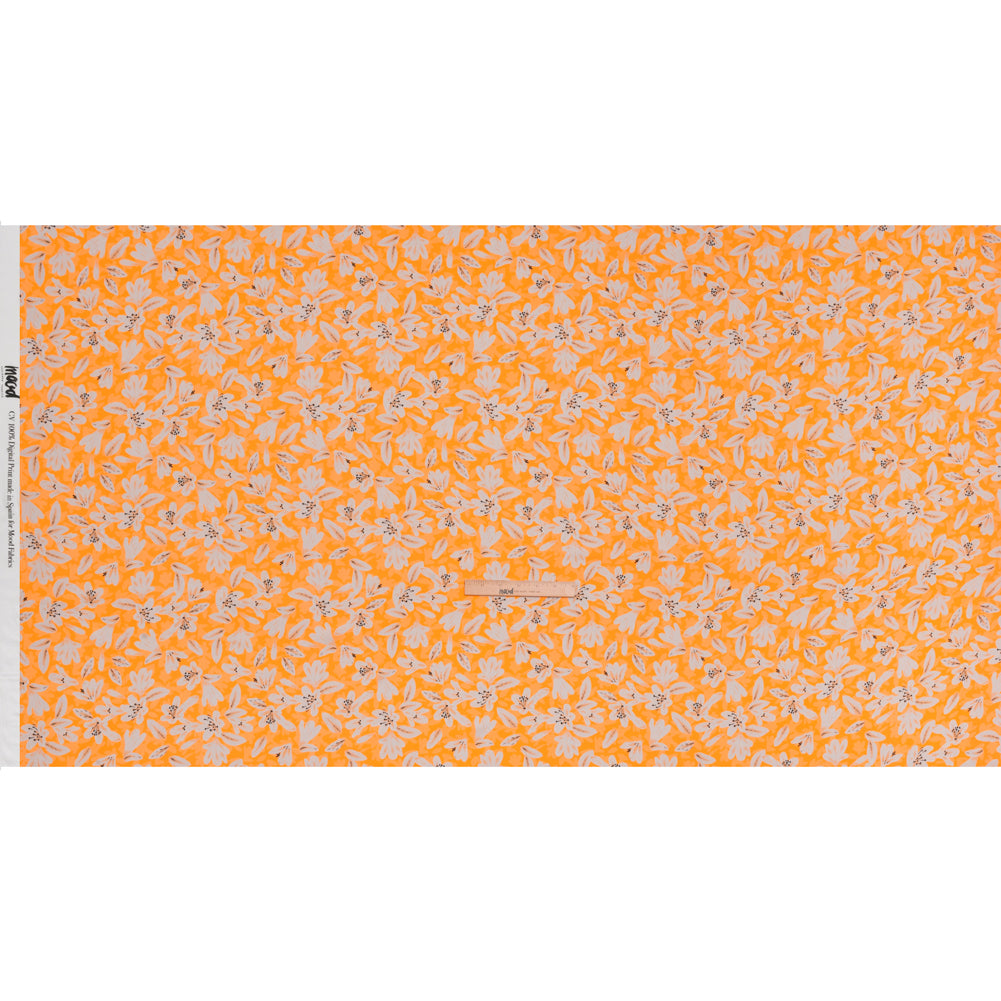 Rayon Challis - Yellow Floral - Daybreak Bloom Print - Mood Exclusive Chariot Collection - Full