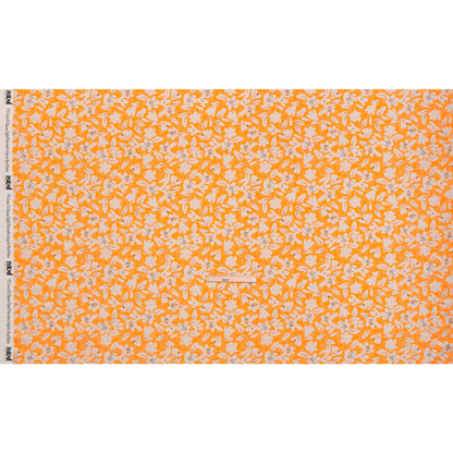 Stretch Cotton Sateen - Yellow Floral - Daybreak Bloom Print - Mood Exclusive Chariot Collection