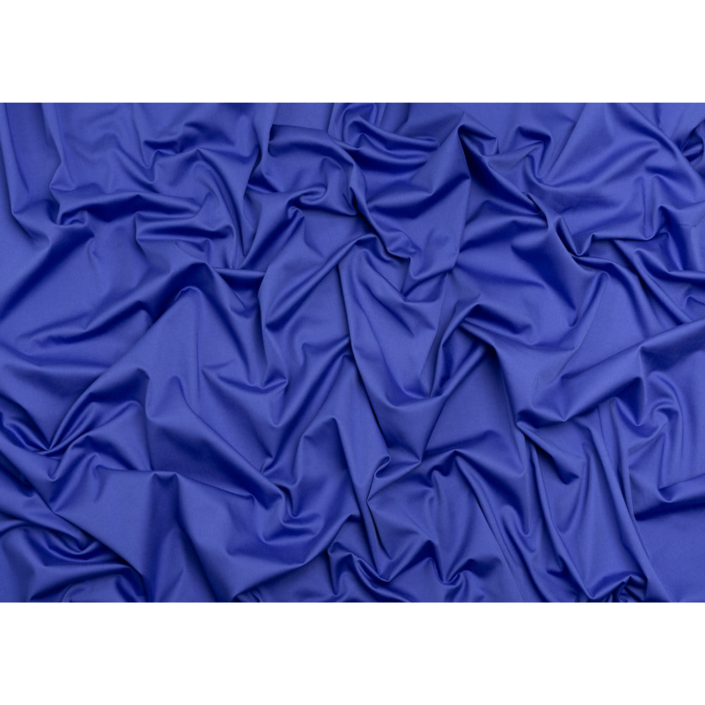 Stretch Cotton Sateen - Cobalt Blue - Mood Exclusive Carlos Collection