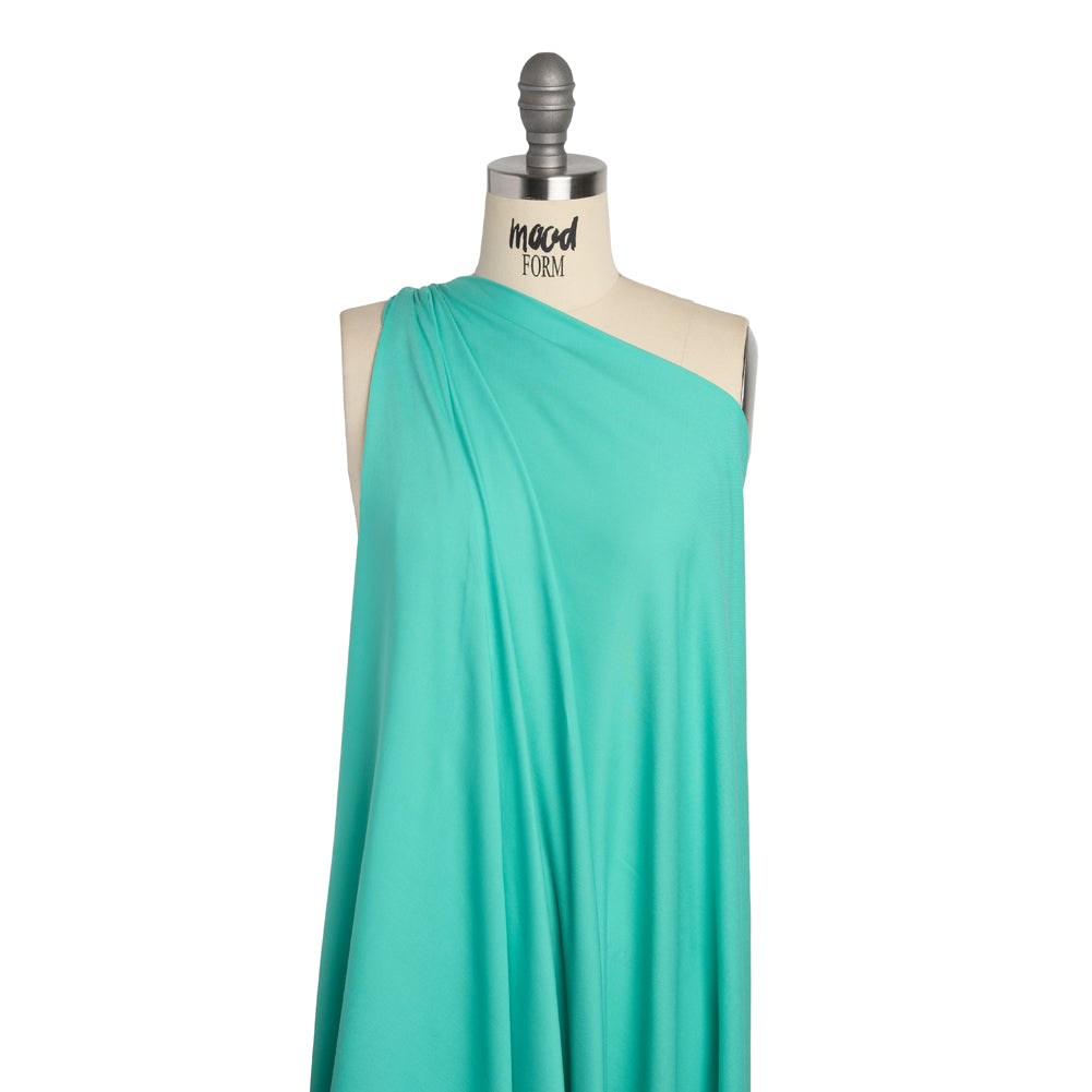 Rayon Challis - Turquoise - Mood Exclusive Vivian Collection - Drape