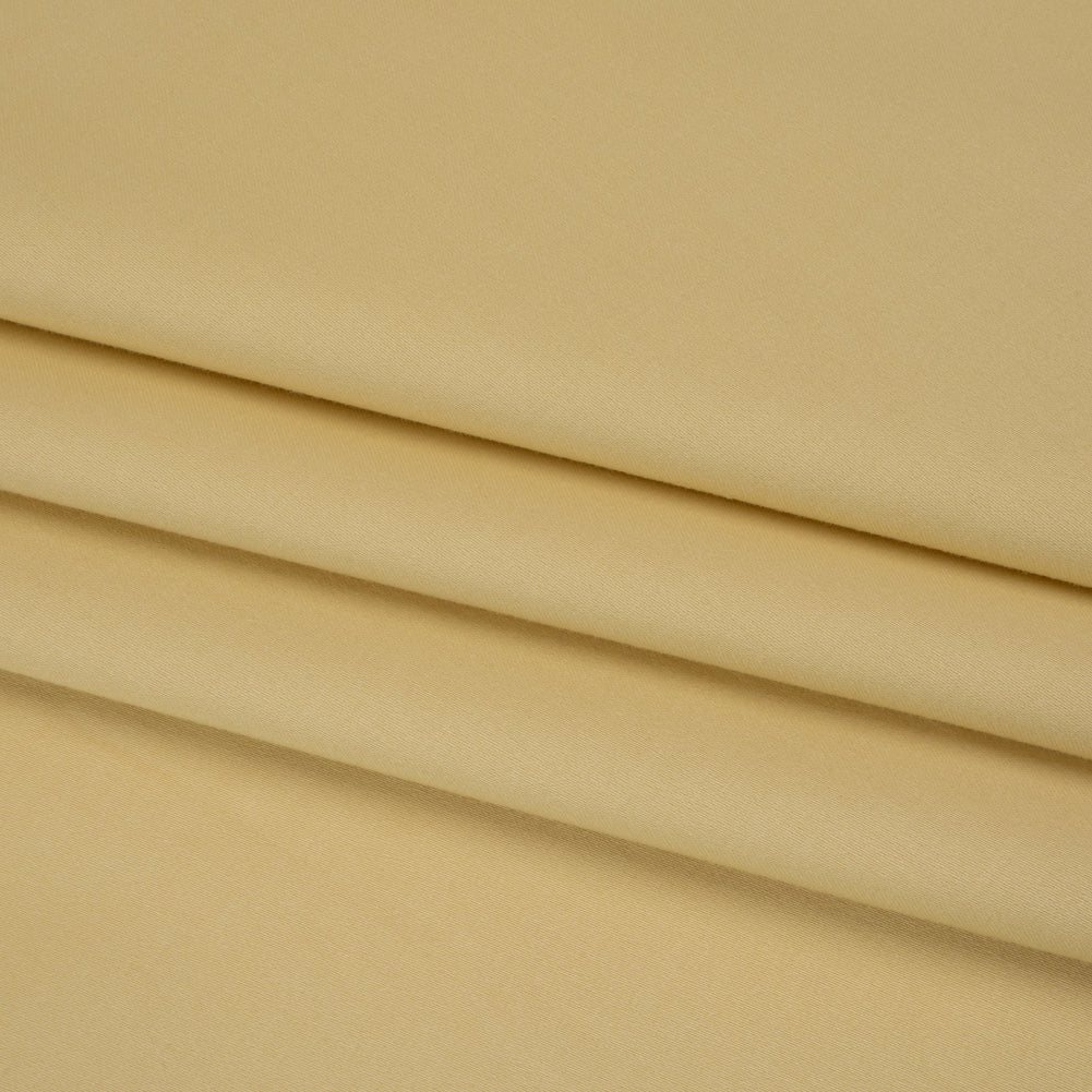 Stretch Cotton Sateen - Cream - Mood Exclusive Carlos Collection - Folded