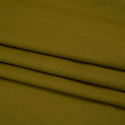 Stretch Cotton Sateen - Olive Green - Mood Exclusive Carlos Collection