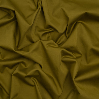 Stretch Cotton Sateen - Olive Green - Mood Exclusive Carlos Collection
