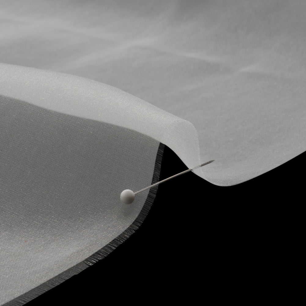 Polyester Organza - Antique White - Luscinia Collection by Mood - Detail