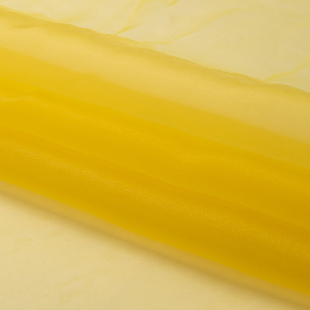 Polyester Organza - Buttercup Yellow - Luscinia Collection by Mood