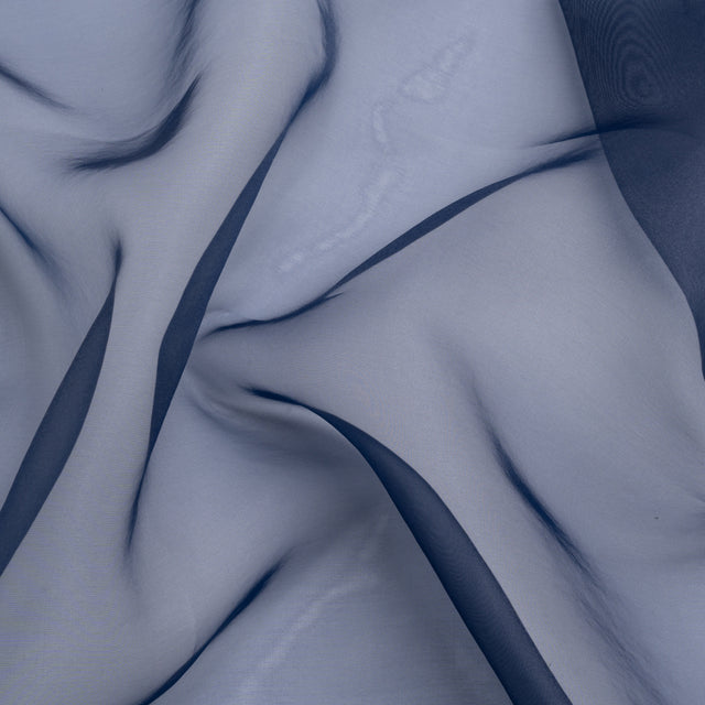 Polyester Organza - Navy - Luscinia Collection by Mood