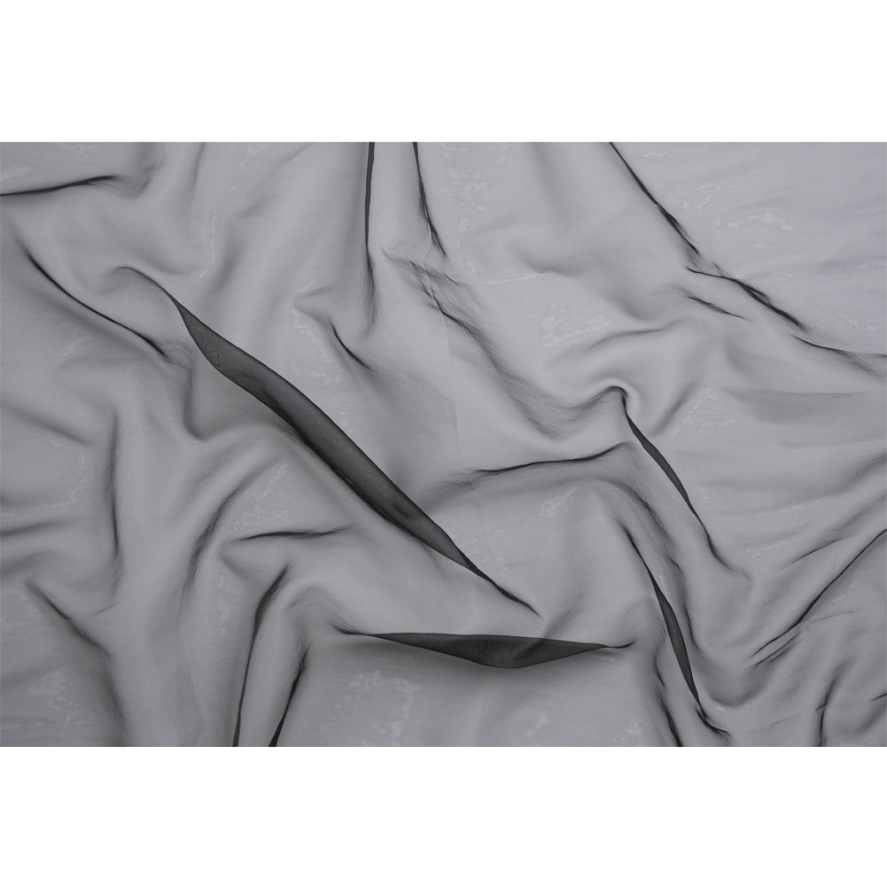 Polyester Organza - Black - Luscinia Collection by Mood - Full