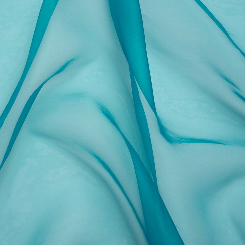 Polyester Organza - Deep Teal - Luscinia Collection by Mood