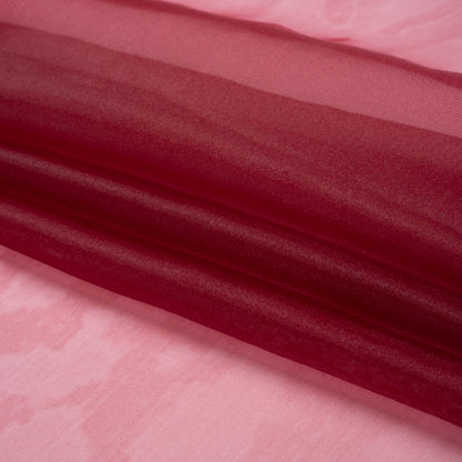 Polyester Organza - Burgundy - Luscinia Collection by Mood