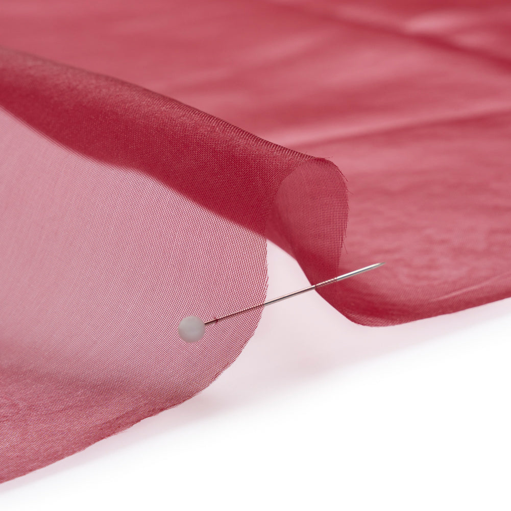 Polyester Organza - Burgundy - Luscinia Collection by Mood