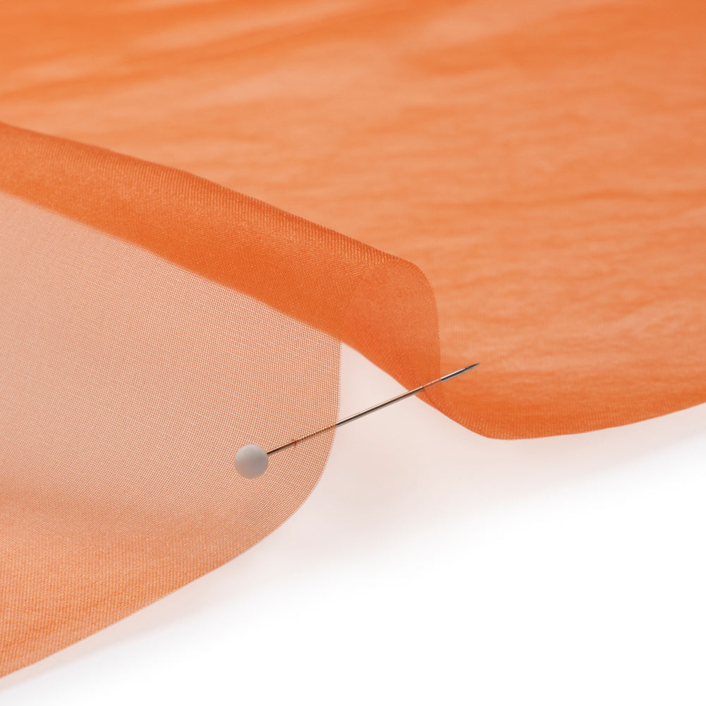Polyester Organza - Burnt Orange - Luscinia Collection by Mood