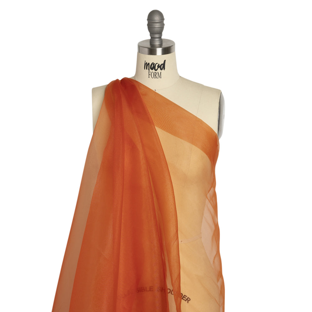 Polyester Organza - Burnt Orange - Luscinia Collection by Mood
