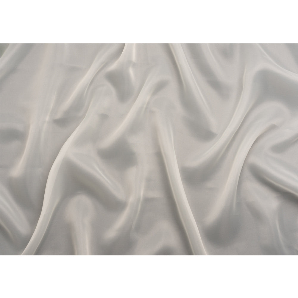 Satin-Faced Polyester Organza - Antique White - Ardea Collection by Mood