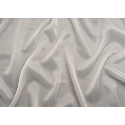 Satin-Faced Polyester Organza - Antique White - Ardea Collection by Mood