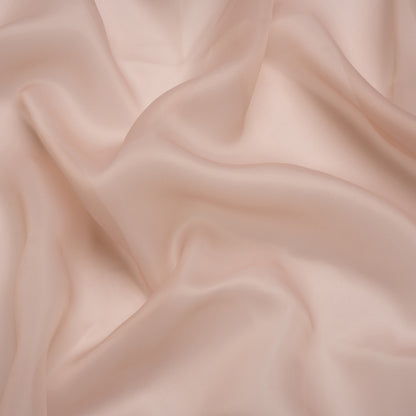 Satin-Faced Polyester Organza - Blush - Ardea Collection by Mood