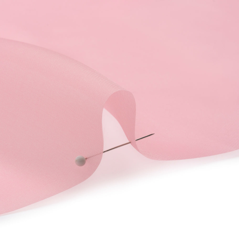 Satin-Faced Polyester Organza - Candy Pink - Ardea Collection by Mood Detail