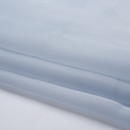 Satin-Faced Polyester Organza - Baby Blue - Ardea Collection by Mood