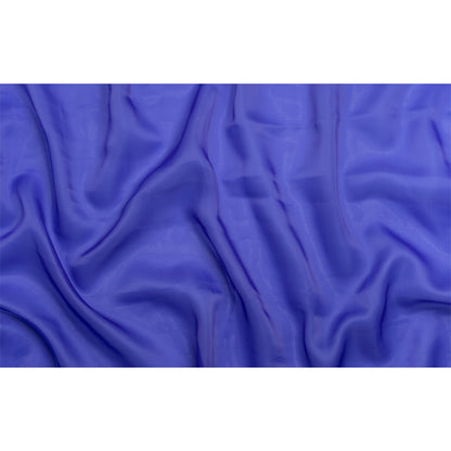 Satin-Faced Polyester Organza - Mazarine Blue - Ardea Collection by Mood
