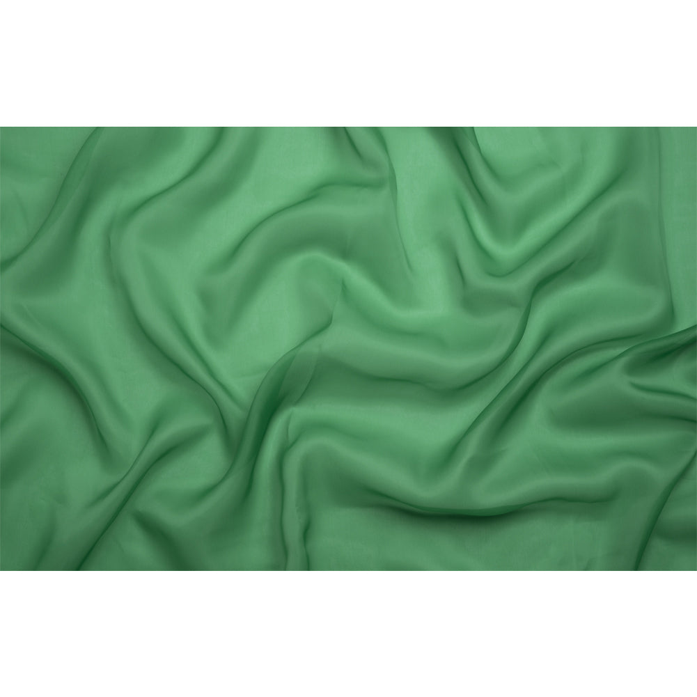 Satin-Faced Polyester Organza - Kelly Green - Ardea Collection by Mood - Full