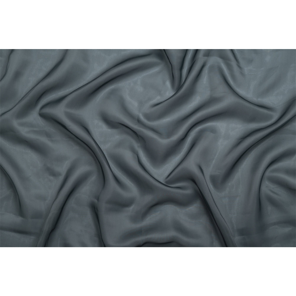 Satin-Faced Polyester Organza - Charcoal Gray - Ardea Collection by Mood - Full
