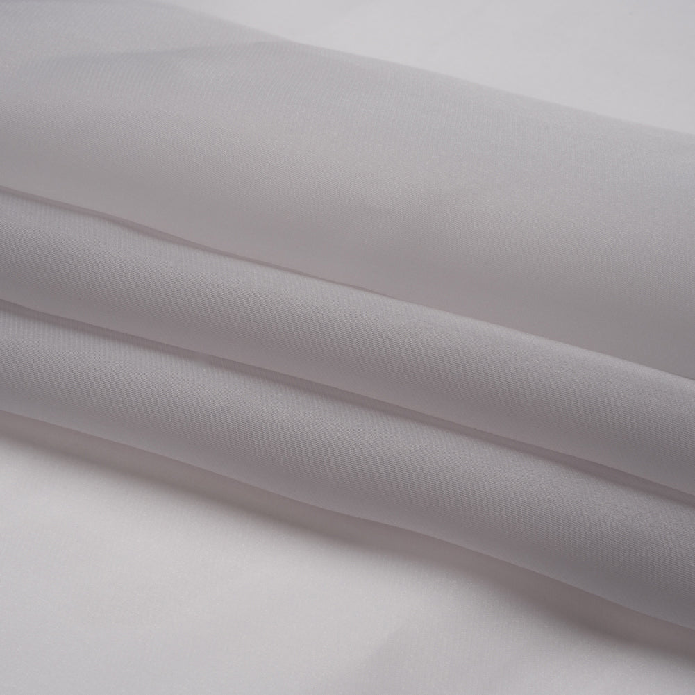 Satin-Faced Polyester Organza - Silver - Ardea Collection by Mood