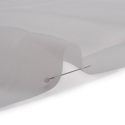 Satin-Faced Polyester Organza - Silver - Ardea Collection by Mood