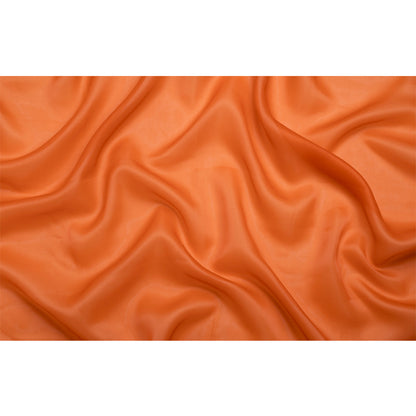 Satin-Faced Polyester Organza - Burnt Orange - Ardea Collection by Mood