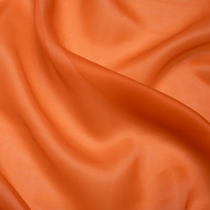Satin-Faced Polyester Organza - Burnt Orange - Ardea Collection by Mood