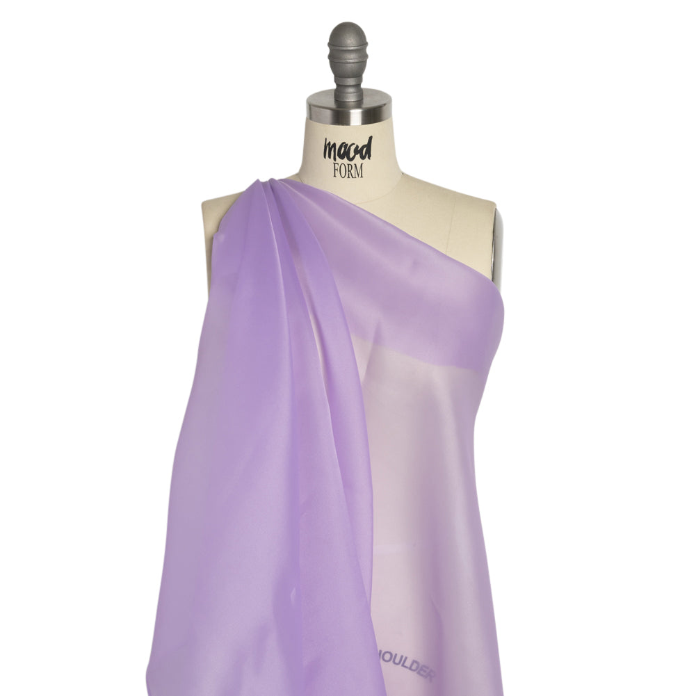 Satin-Faced Polyester Organza - Lavender - Ardea Collection by Mood Drape