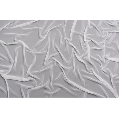 Polyester High-Multi Chiffon - Bright White - Netta Collection by Mood