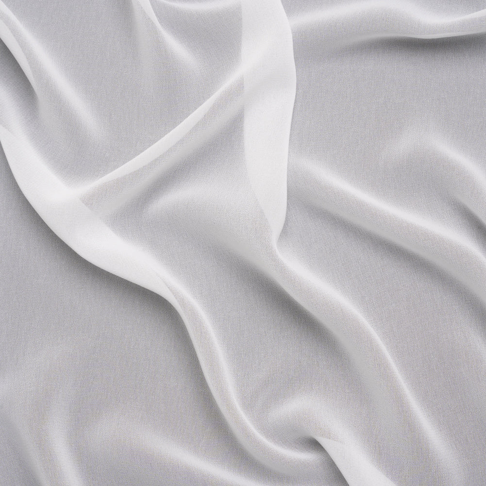 Polyester High-Multi Chiffon - Bright White - Netta Collection by Mood