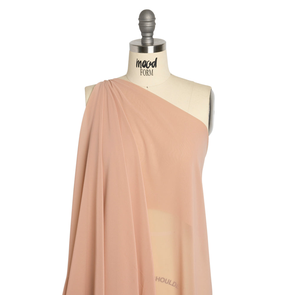 Polyester High-Multi Chiffon - Blush - Netta Collection by Mood - Drape