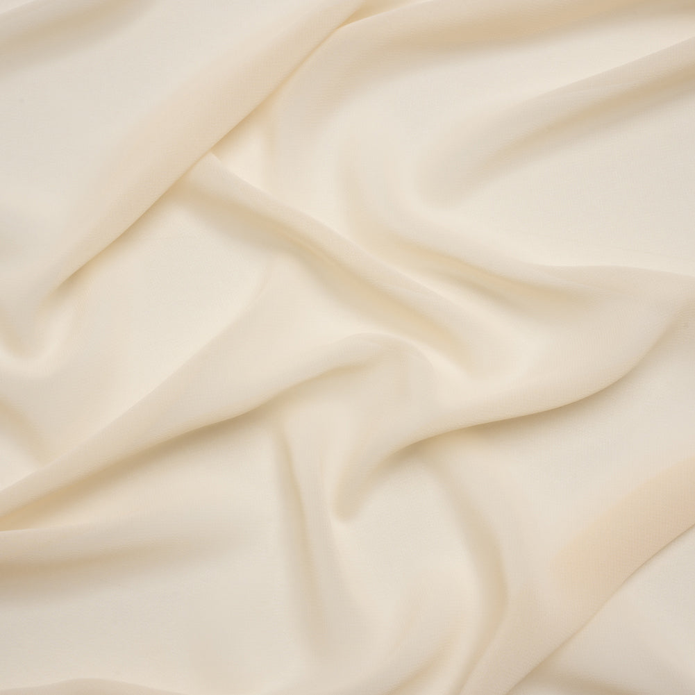 Beige Chiffon Fabric