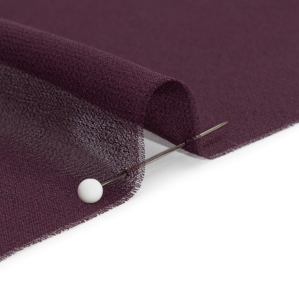 Polyester High-Multi Chiffon - Eggplant - Netta Collection by Mood Detail