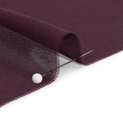 Polyester High-Multi Chiffon - Eggplant - Netta Collection by Mood Detail