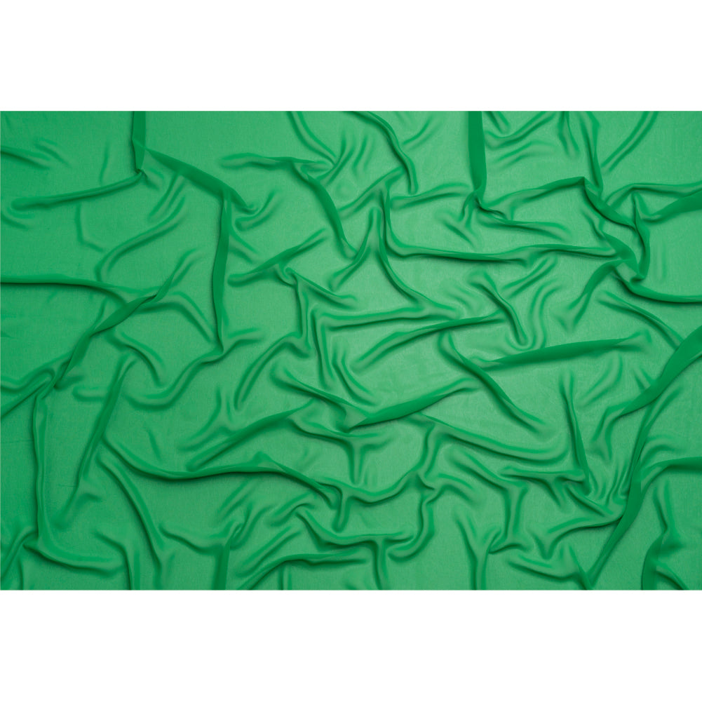 Polyester High-Multi Chiffon - Kelly Green - Netta Collection by Mood - Full