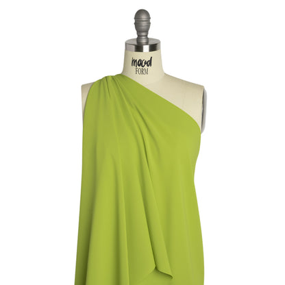 Polyester Double Georgette - Peridot Green - Mimosa Collection by Mood