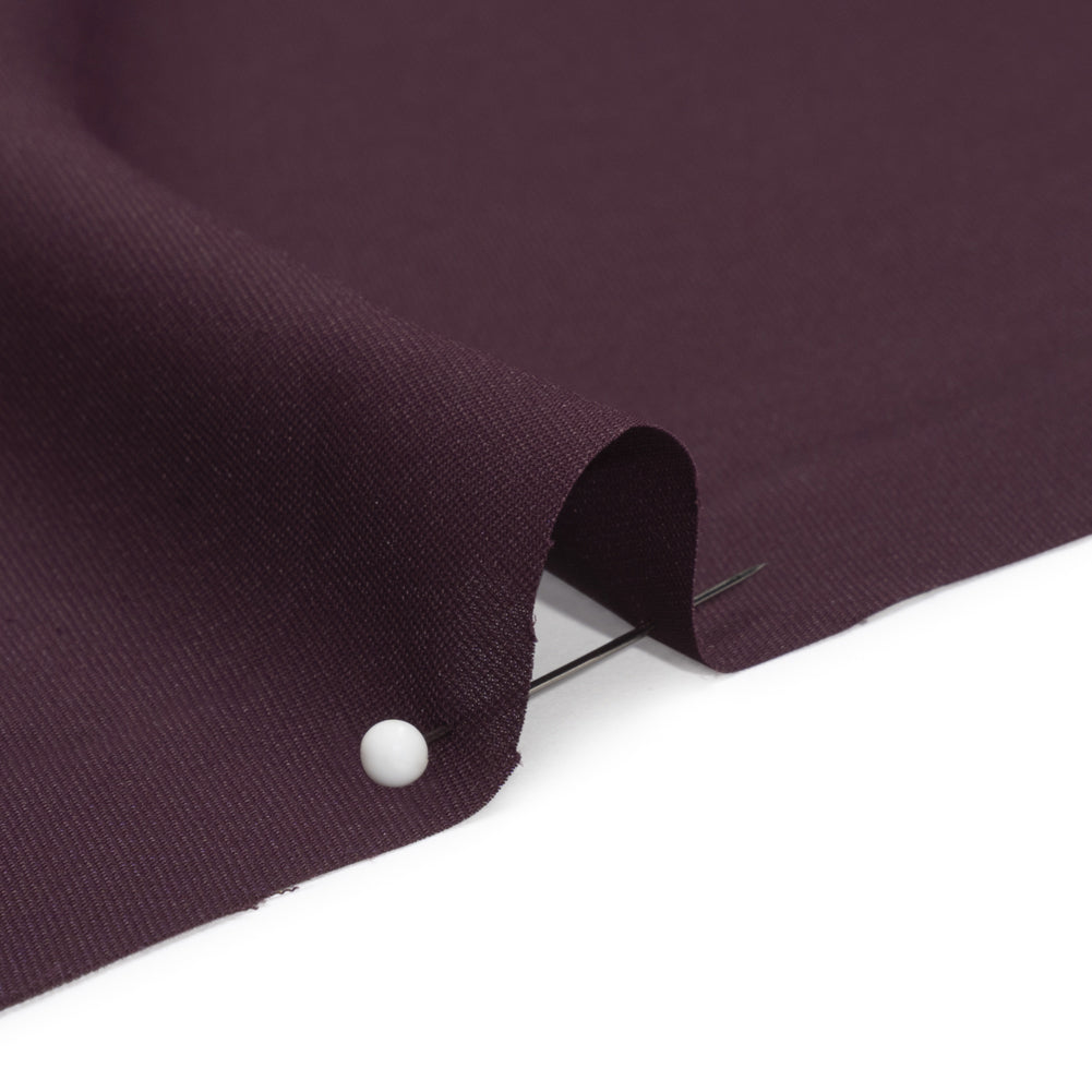 Polyester Double Georgette - Eggplant - Mimosa Collection by Mood - Detail